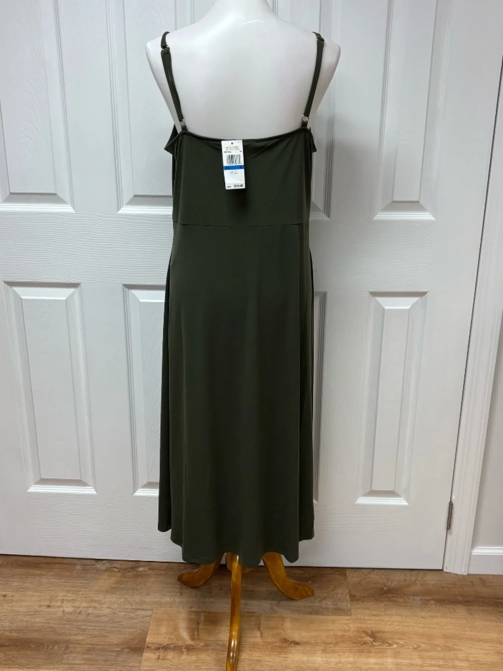 Michael Kors Women's Knot Front Sleeveless Green Dress - Size XL - NEW With Tags